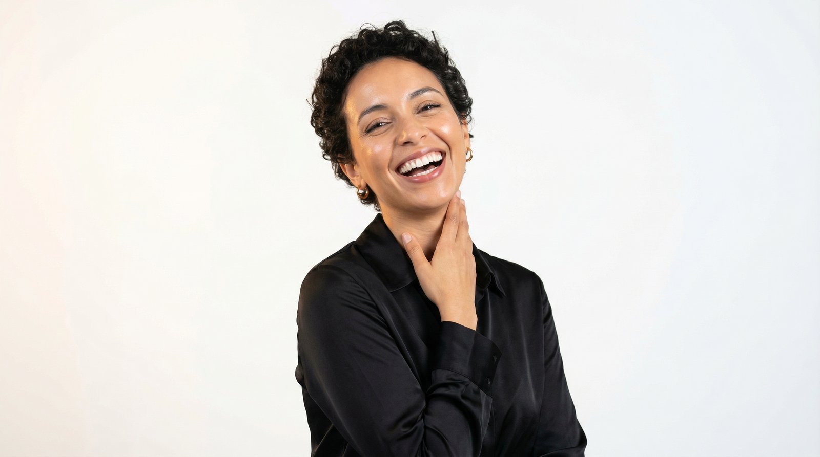 Patiente souriante au Dr Elazarifi Hajar, Casablanca